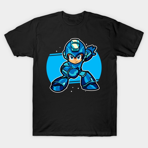 MegamanRocks T-Shirt by lolo_aburto